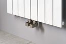 Designradiator 60x180cm 1205W wit midden aansluiting Colonna