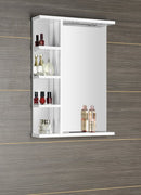 Spiegel 50x70x12 LED verlichting en plankjes Korin