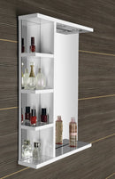 Spiegel 50x70x12 LED verlichting en plankjes Korin