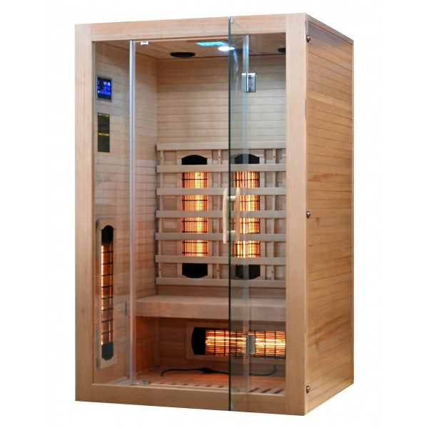 Sauna Malmö 120x105x190cm AR 2 persoons infrarood design Augmented Reality