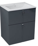 MITRA Wastafelonderkast 59,5x70x46 cm Antraciet