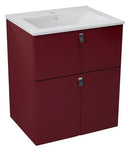 MITRA Wastafelonderkast 59,5x70x46 cm Bordeaux