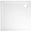 Douchebak 90x90 vierkant mineraalmarmer Aqualine Tecmi