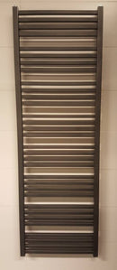 Radiator Luzi Block 150x50cm vierkante spijlen grafiet