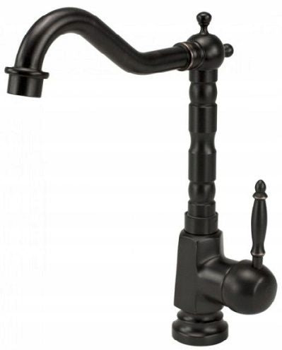 Retro keukenkraan mat zwart Rea Bona Old Black