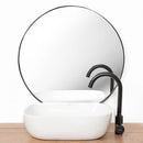 Hoge wastafelkraan Rea Talisa waterbesparend zwart en goud