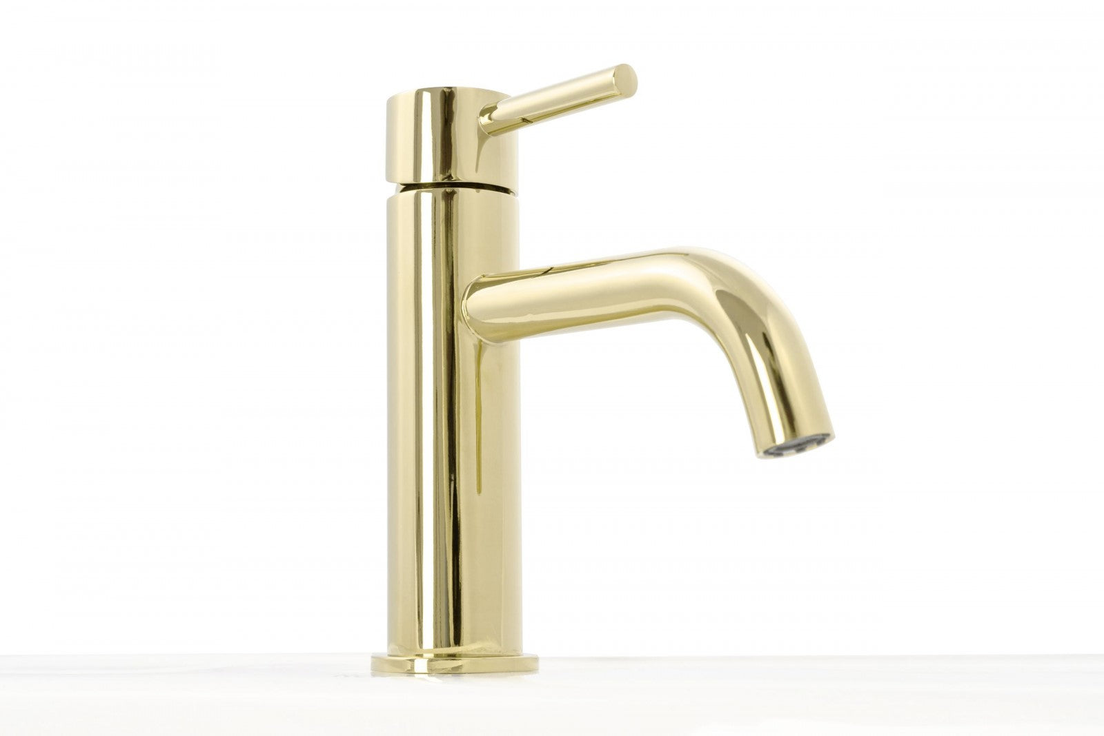 wastafelkraan Rea Lungo glans goud