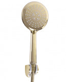 Douchekraan met hand-doucheset glans goud Rea Bloom