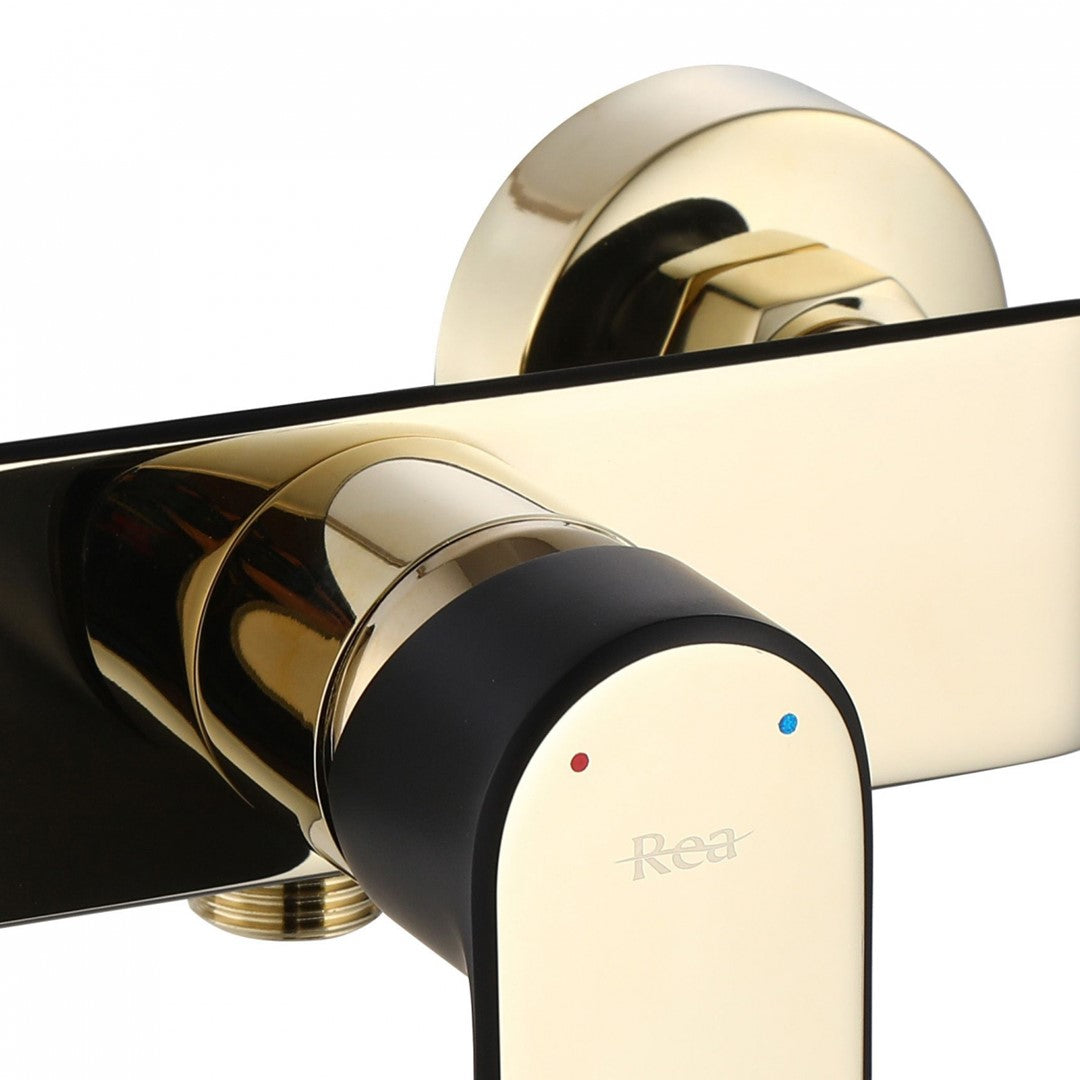 Douchekraan met Handdoucheset Glans Goud REA Bloom