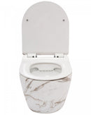 Rimless toilet Rea Carlos met softclose zitting Lava Mat