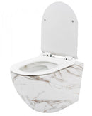 Rimless toilet Rea Carlos met softclose zitting Lava Mat