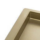 Douchegoot met rooster Rea glans goud met flens