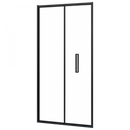 Douche vouwdeur mat zwart Rea Rapid Fold antikalk coating