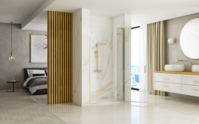 Aquamarin® Glazen legplank voor in de badkamer - set van 1 of 2 stuks Aquamarin® Glazen legplank voor in de badkamer - set van 1 of 2 stuks