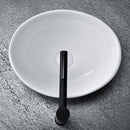 Keramische waskom opzetwastafel Sofia Wit 41x35x14cm