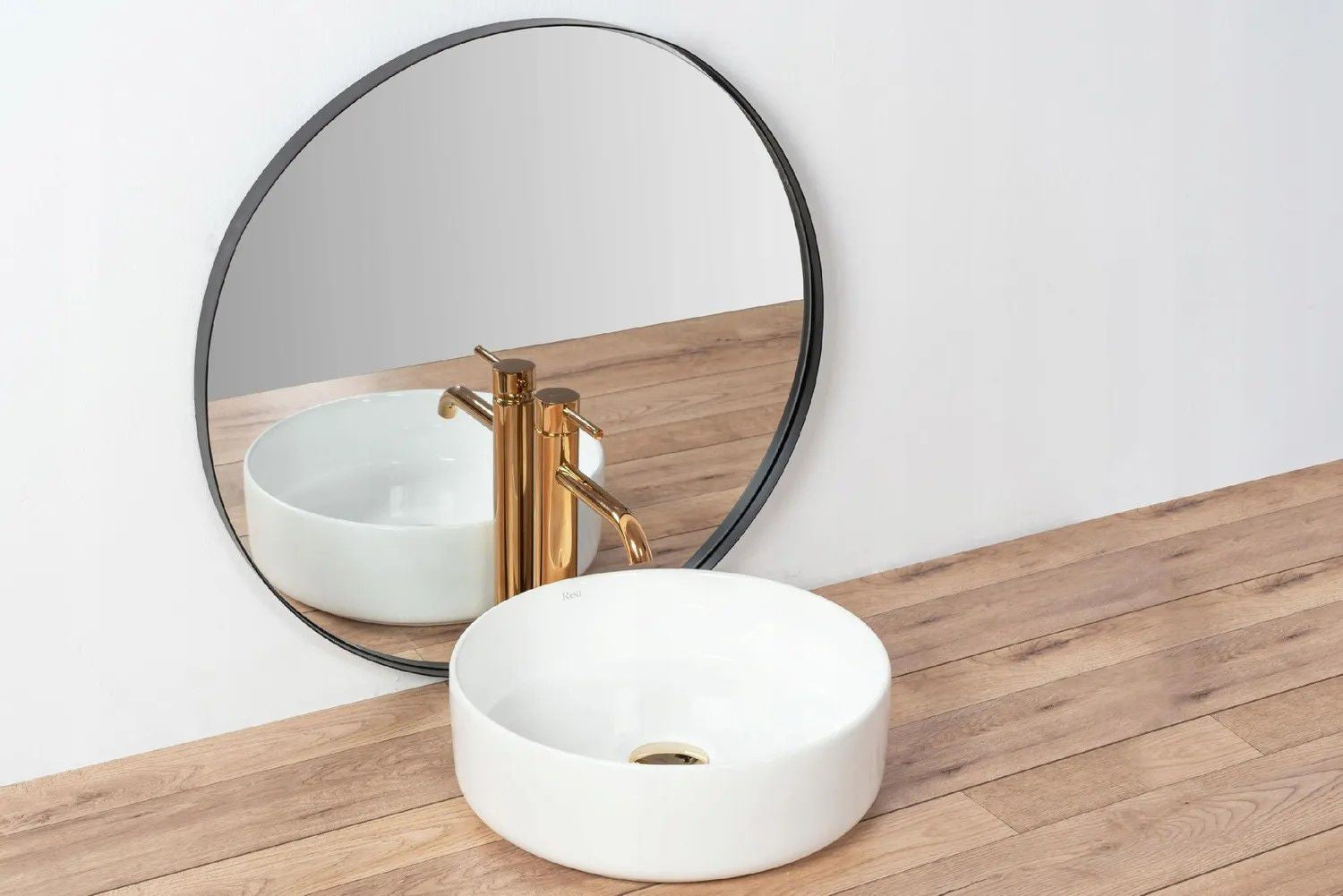 Waskom keramiek Sami rond 36cm wit