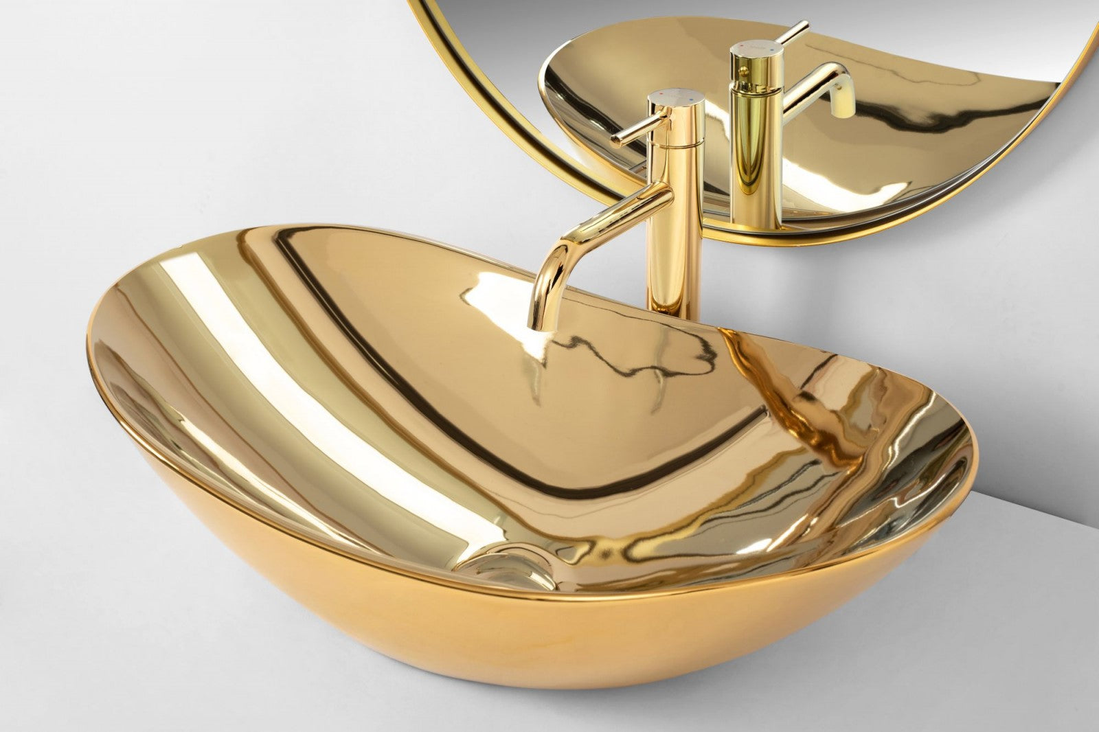 Waskom Royal glans goud 60x36x13