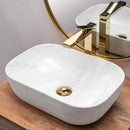 Opzet wastafel waskom Rea Belinda marmerlook