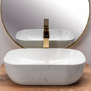 Opzet wastafel waskom Rea Belinda marmerlook