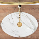 Opzet wastafel waskom Rea Linda Lava marmerlook