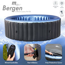 Outdoor Whirlpool buitenbad Bergen 180cm voor 4 personen