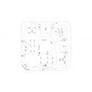 Buitenspa Whirlpool bad 5 persoons Sanotechnik Tahiti 200x200x88cm