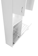 Hoge kolomkast 50x30x180cm Simplex Eco met wasmand