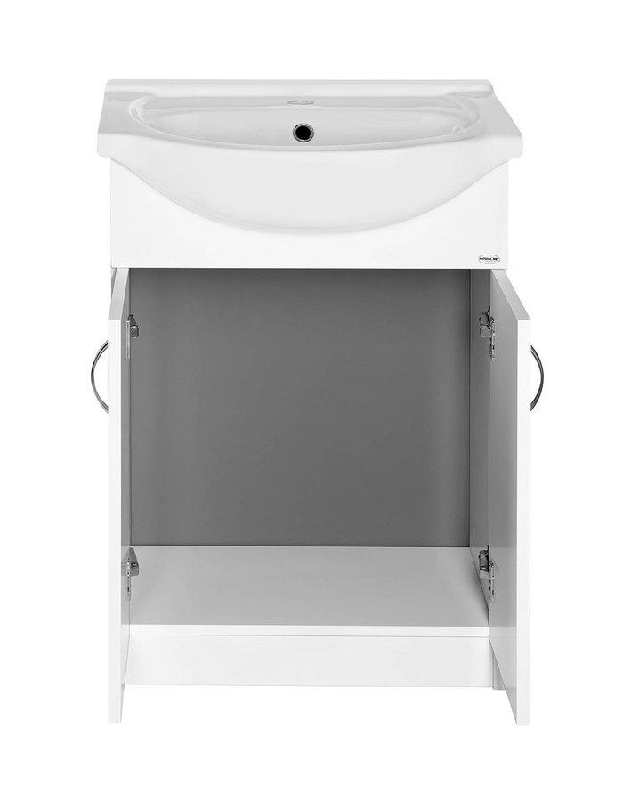 Staand badmeubel Simplex Eco 60x83,5x30,7 met twee deuren