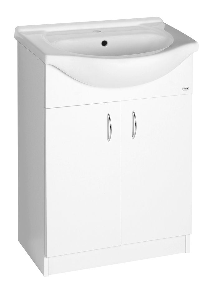 Badmeubel staand Simplex Eco 65x83,5x30,7 met twee deuren