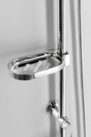 Doucheset met hoofddouche en handdouche Zara RVS chroom