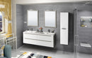 Badmeubel 180x50cm dubbele wastafel Sapho Wave
