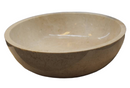 Natuurstenen waskom Beige Marmer Rond
