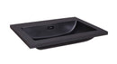 Wastafel 60x47 Quartz classic antraciet