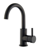 Wastafelkraan met draaibare uitloop Mat zwart Luzi Largo