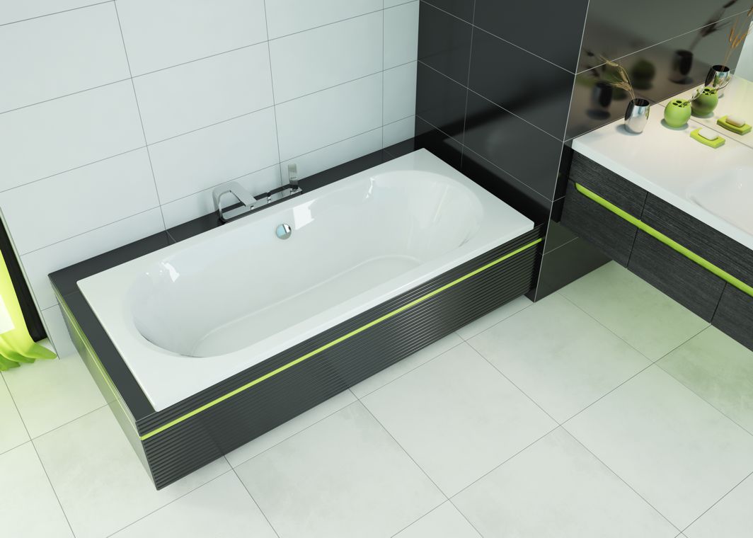 Inbouw ligbad 180x80x42 Scansani Doria