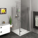 Douchecabine vierkant met draaideur Zoom Line chroom