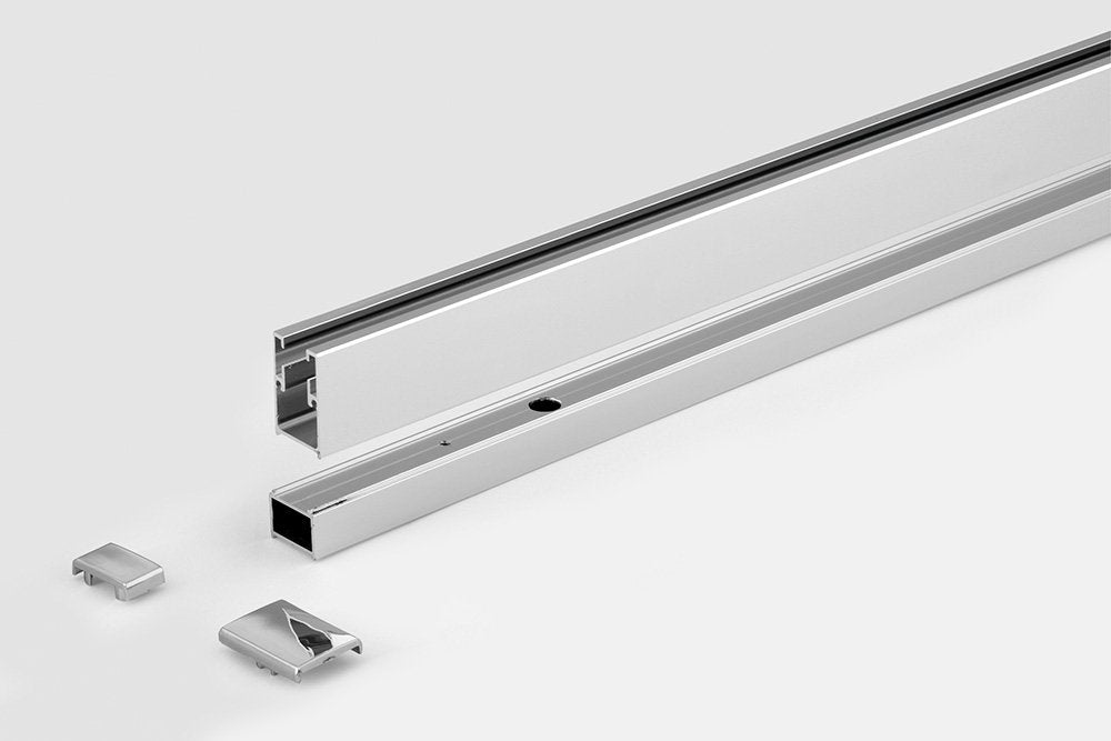 Verbredingsprofiel voor muurprofiel 15mm Zoom Line chroom